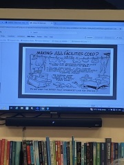 Library talk equates single sex spaces with racism