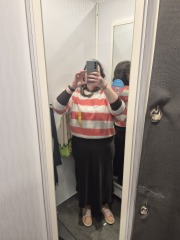 Skirt/ jumper look. Am I too big for it? Or doing it wrong