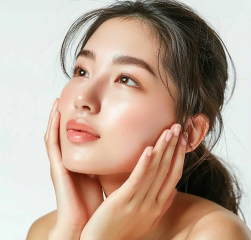 Explain the shiny, 'raw' looking faces everywhere nowadays...  how is it achieved?