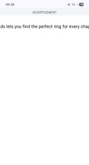 Advert taking over full screen