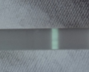 Negative or faint positive?