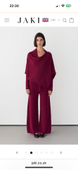 Satin trousers