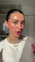 Explain the shiny, 'raw' looking faces everywhere nowadays...  how is it achieved?