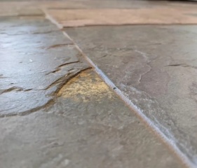Mop for rough slate floor
