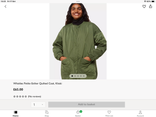 petite quilted jacket