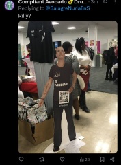 Men in dresses smashed all the windows of the Brighton centre last night because women arranged to meet and discuss their rights