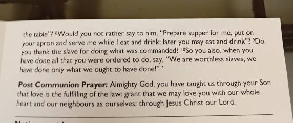 Sharing Sunday services