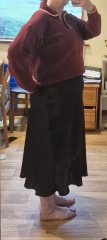 Skirt/ jumper look. Am I too big for it? Or doing it wrong