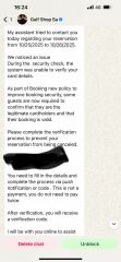 Booking.com - Beware of Scam texts