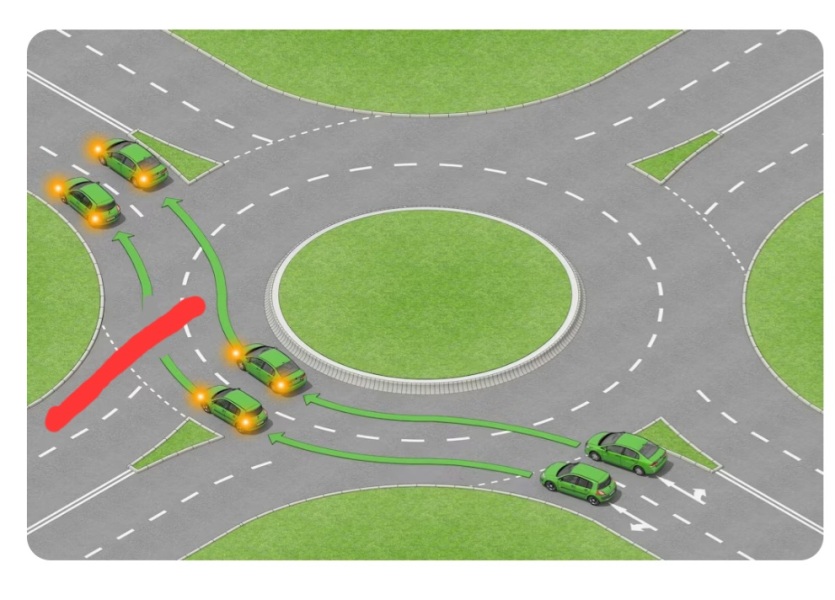 Car crash on roundabout - who’s at fault?