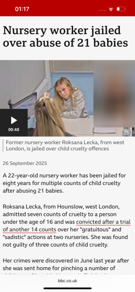 Ban male nursery workers?