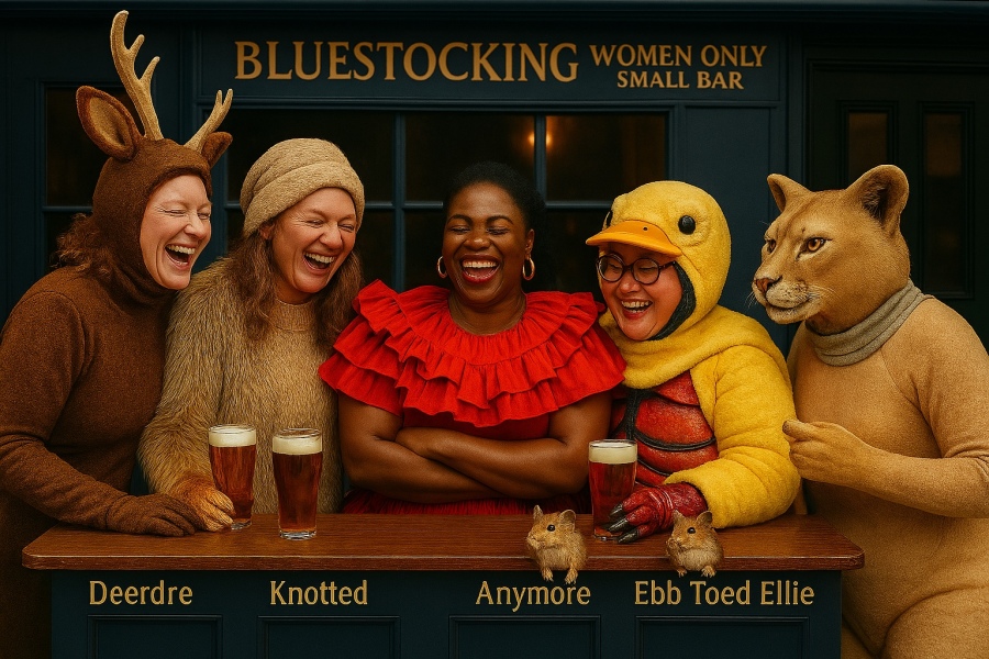 The Bluestocking: All You Need to Know About Risk Assessments, Jazz Hands, Battenberg and Sourdough (But Were Afraid to Ask) - and gerbils. Lots and lots of gerbils.