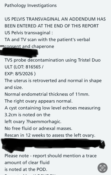 Freaking out over internal ultrasound