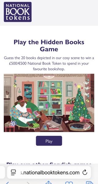 Any idea where the National Book Token thread is this year?