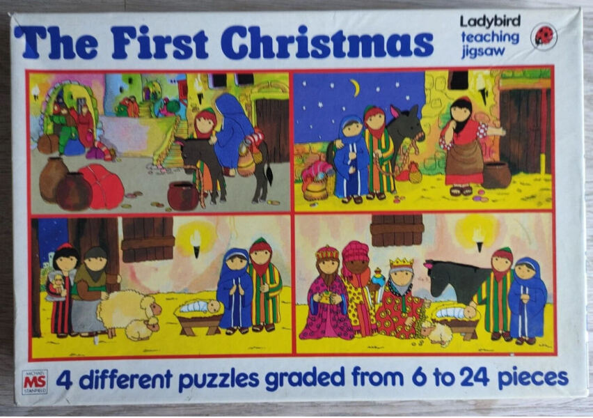 Massive long shot - can anyone help me identify this 1990s (?) cardboard Christmas nativity/activity set?