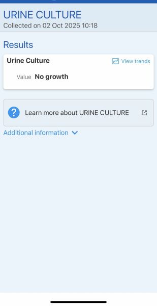 Anyone who works in lab able to view these urine results?