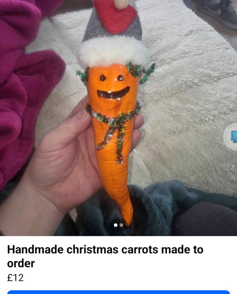 Facebook Christmas handmade tat