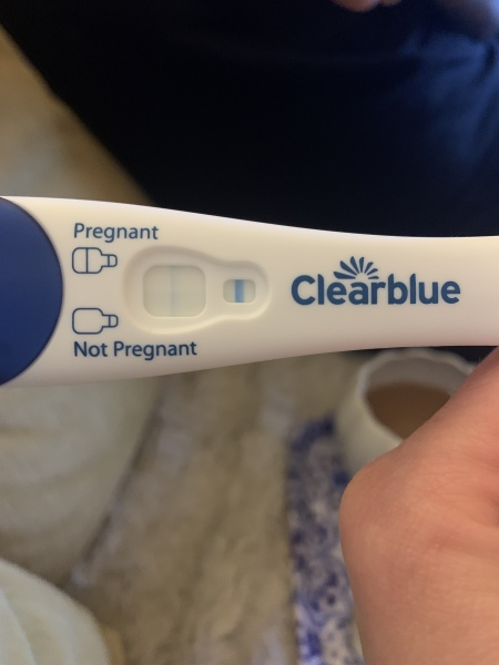 Should the line be darker at 12dpo?