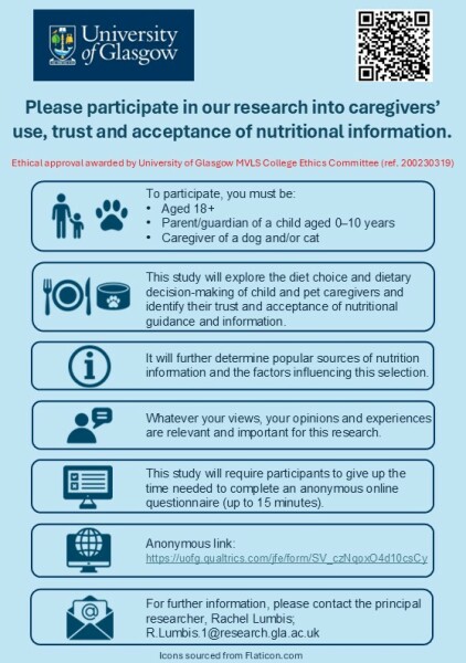 Feeding your family - please share your thoughts as a child and pet caregiver