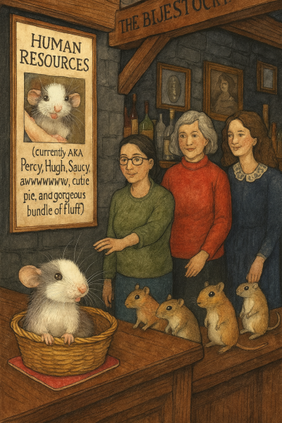 The Bluestocking: All You Need to Know About Risk Assessments, Jazz Hands, Battenberg and Sourdough (But Were Afraid to Ask) - and gerbils. Lots and lots of gerbils.