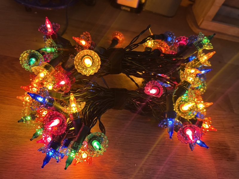 Vintage look Christmas lights