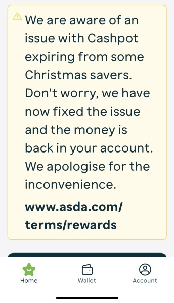Asda reward app