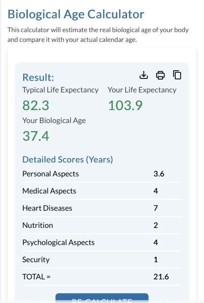 What's your biological age?
