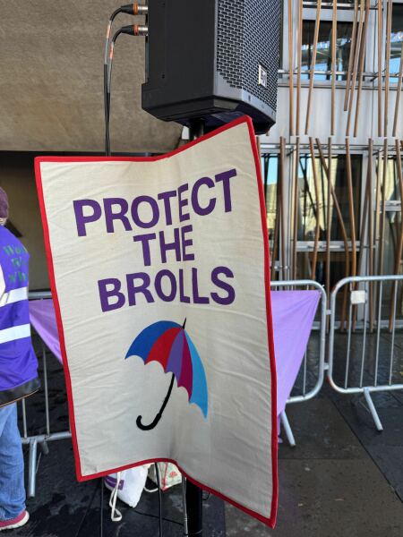 Susan Smith facing charges for trans brolly spat.