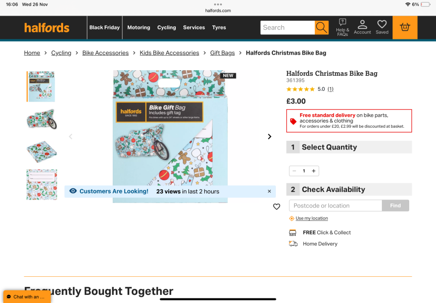 Presents too big to wrap