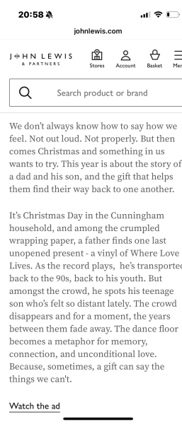 Why’s the John Lewis’ Xmas Ad so bloody menacing!