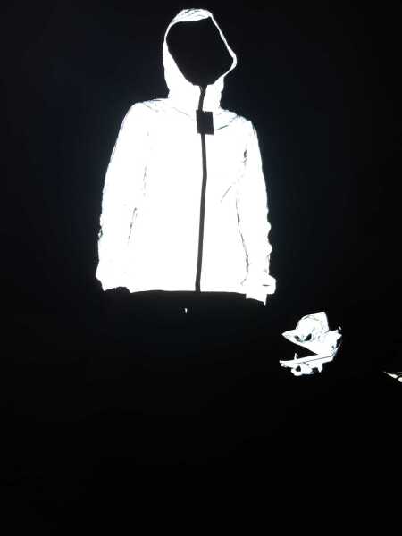 Reflective jacket for cycling