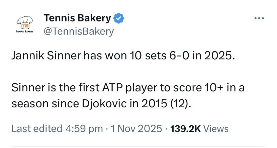 TENNIS thread-Au-revoir Paris-  it's all about the Race for Turin. Who will be the last man and woman standing in 2025?
