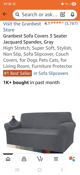 Recommendations for a sofa cover for dog