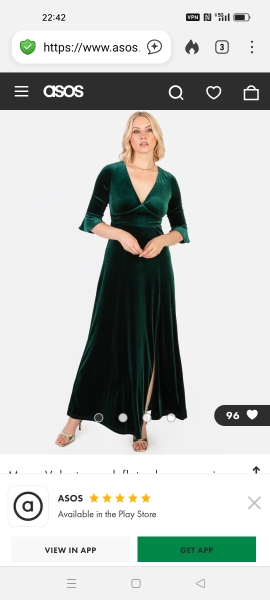 Princess Of Wales Green Velvet Dress