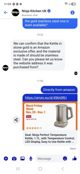 This is NOT the kettle advertised?