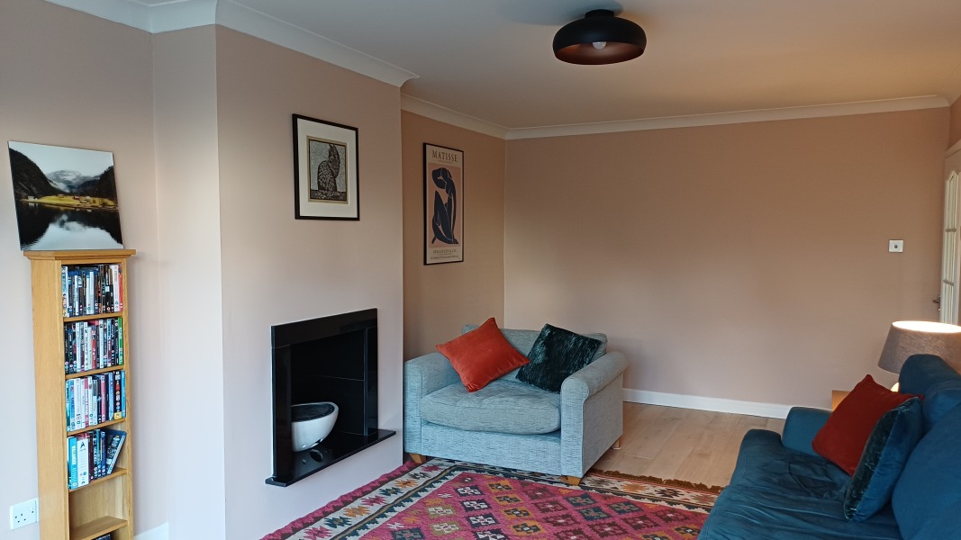 North facing living room