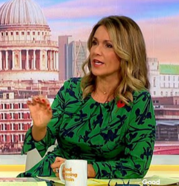 Susanna Reid - Dress on GMTV today