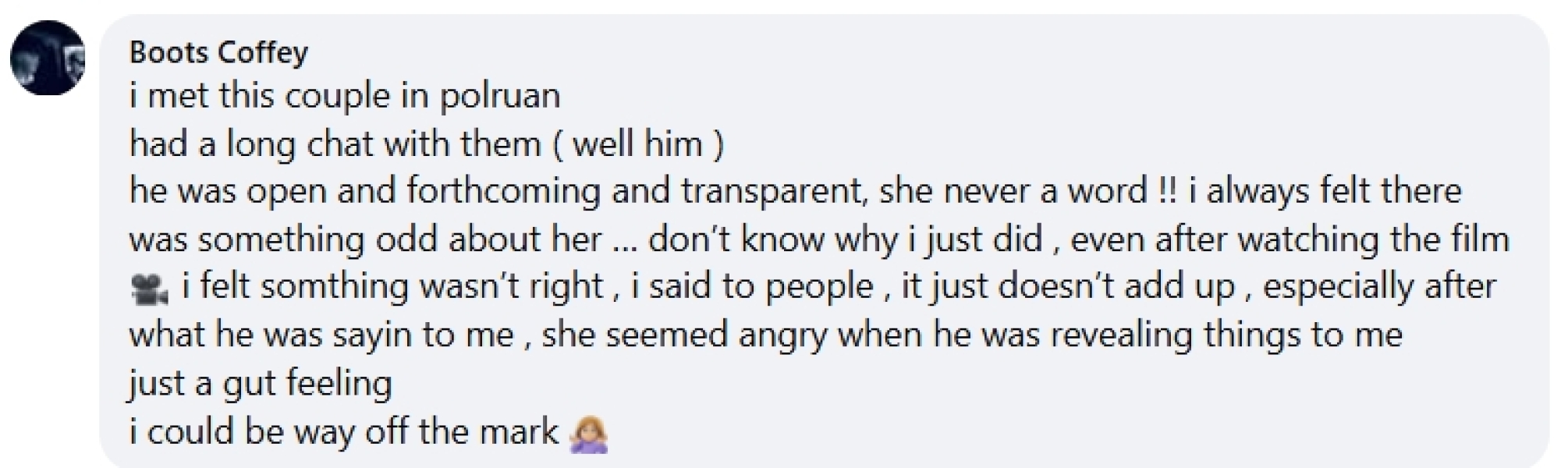 Thread 19: To feel disappointed after reading this in The Observer about the author and her husband from The Salt Path book and film?