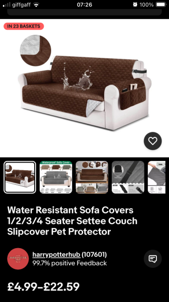 Recommendations for a sofa cover for dog