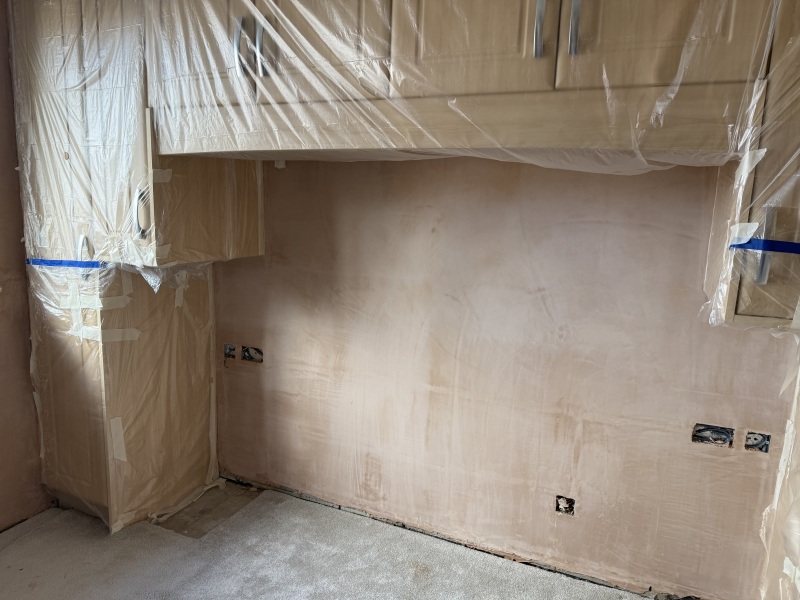 Plaster dried or not