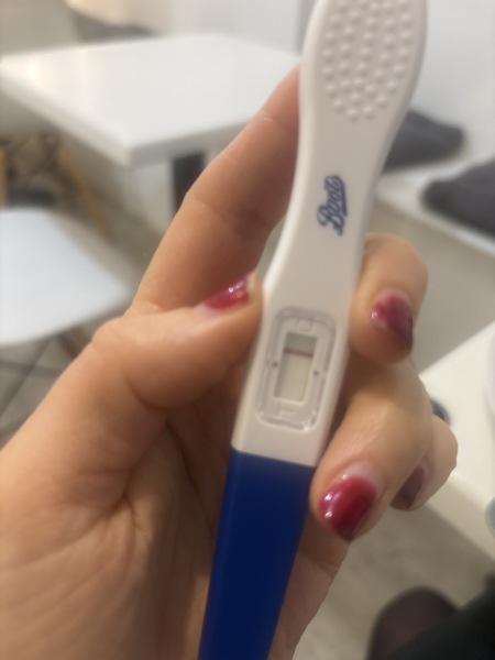 9 days past 2day embryo transfer.. am I going crazy or is there a faint line?
