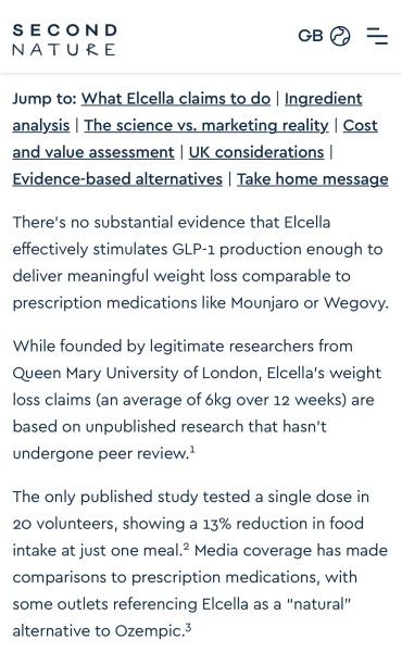 Elcella - anyone else trying it?