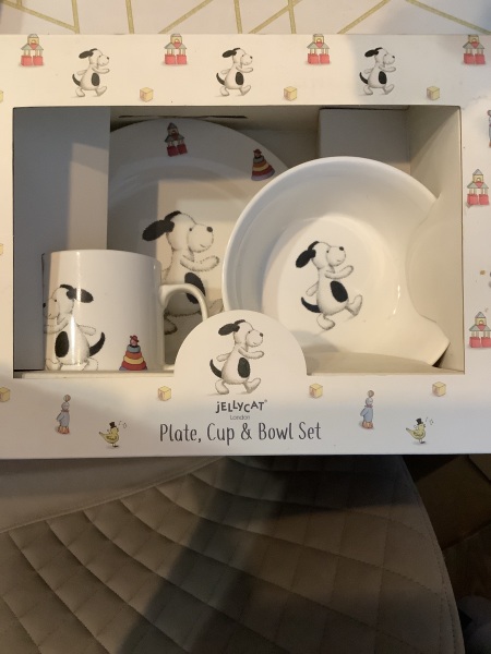 Jellycat bowl, plate & cup set - pricing to sell advice
