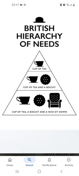 To wonder why British people always sigh dramatically after a sip of tea?