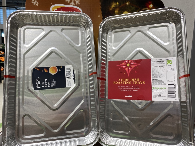 Do you use foil trays to save washing up? Beware Asda prices!