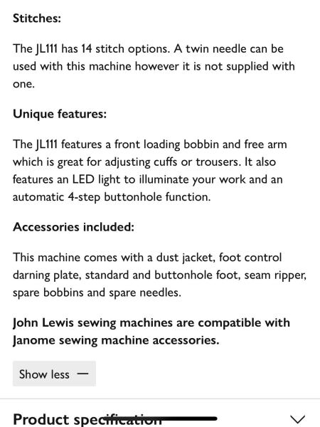 Sewing machine advice please