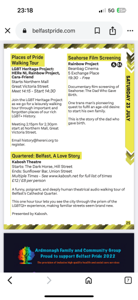 Sara Morrison vs Belfast Film Festival