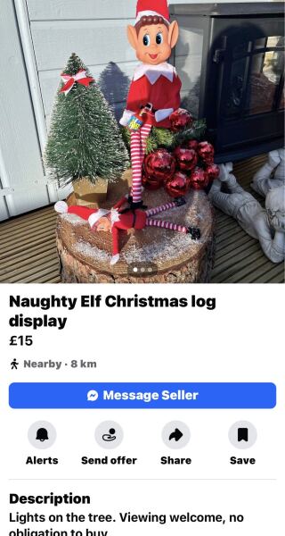 Facebook Christmas handmade tat