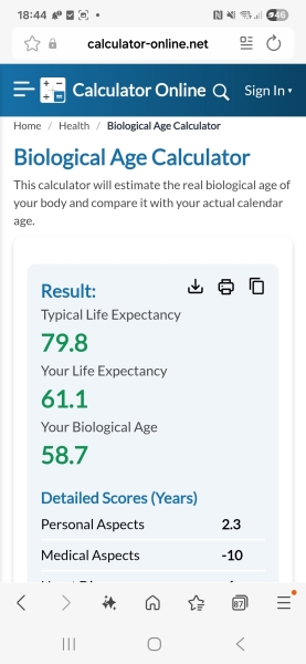 What's your biological age?
