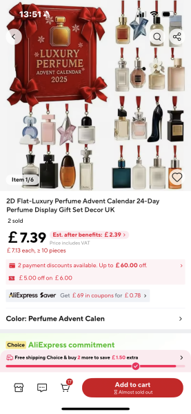 Disappointing Advent Calendar - imagine receiving this!